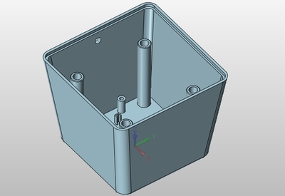 迷你音響外殼的塑料模具設計(含CAD圖,SolidWorks,IGS三維圖)
