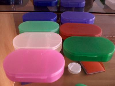 【三格扁藥盒】價格,廠家,圖片,其他醫(yī)藥包裝容器,余姚市恒達塑料模具廠-